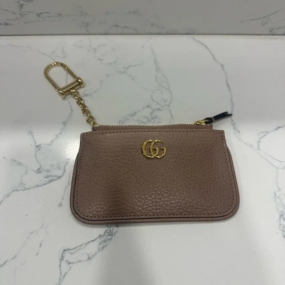 NEW GUCCI 2022 Marmont textured leather coin purse - Picture 4 of 8